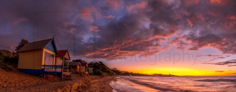 Mornington Beach Sunset Panorama