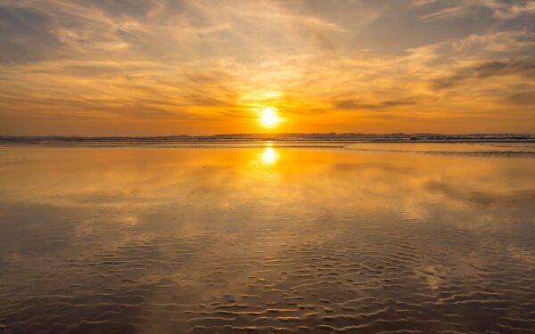 Sunset Reflections Gunnamatta Beach