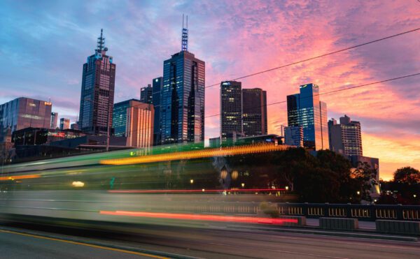 Futuristic Sunrise - Melbourne