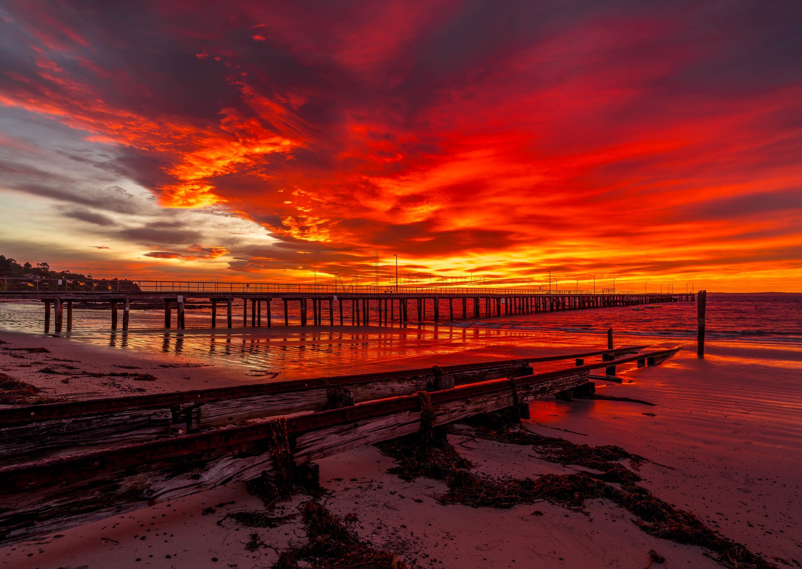 Sunrise at Flinders Beach Pier